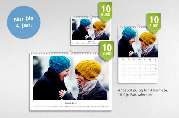 PosterXXL: Fotokalender für 15,99 € inkl. Versand - Sparbote - der Schnäppchenblog