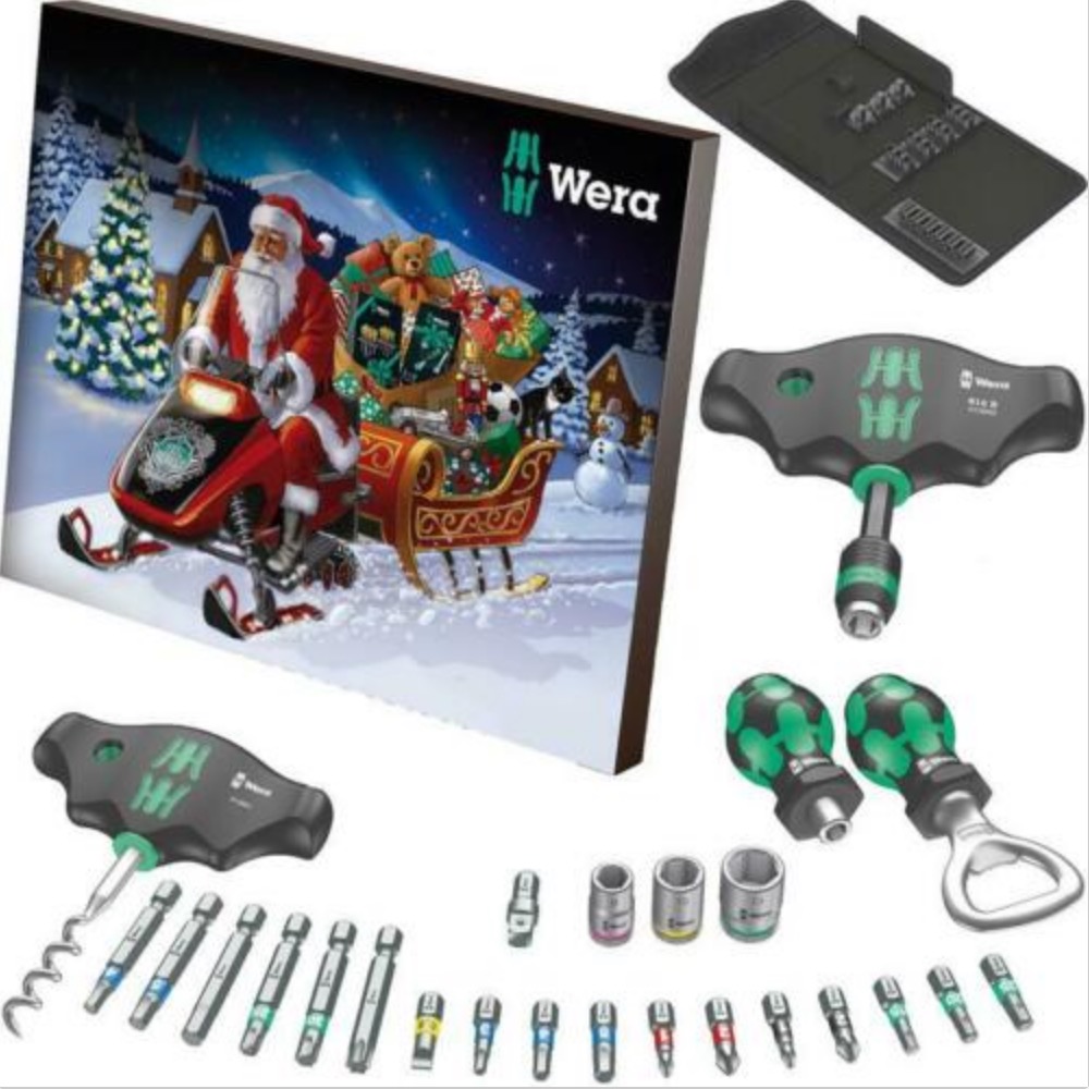 Wera Werkzeug-Adventskalender für 29,44€ - Schraubendreher-/Bitsatz - Sparbote - der Schnäppchenblog