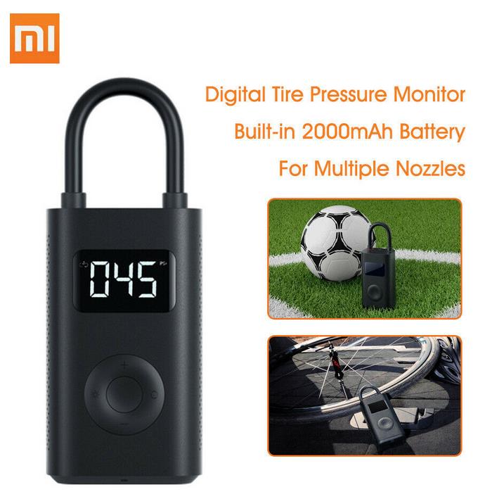 Xiaomi Mijia Elektrische Luftpumpe für 33€ (3-150PSI, 2000mAh, 0,2-10 ...