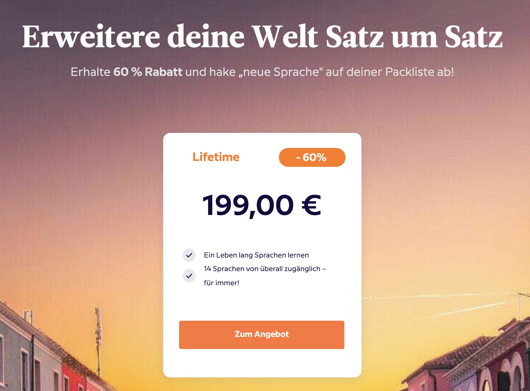 TOP! Babbel LifetimeZugang/ALLE Sprachen für 199€ statt 320€ SprachlernApp Sparbote der