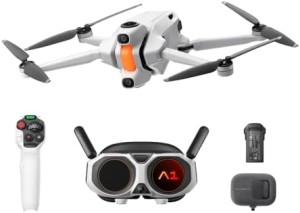 Antigravity A1 – 8K 360°-Drohne für immersives Fliegen, kinderleichte Point-to-Fly-Bewegungssteuerung, Hindernisvermeidung, 249 g & einklappbar, Deep Track, Auto-Rückflug, 10 km Reichweite, Auto-Edit