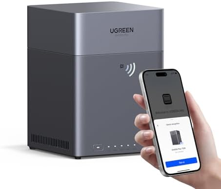 UGREEN NASync DH4300 Plus 4 Bay NAS für Zuhause, Büro und Teams (ohne HDD)